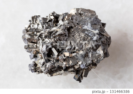sample of rough arsenopyrite mineral on white sample of rough arsenopyrite mineral on white 131466386