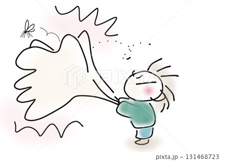 蚊を叩く人 131468723
