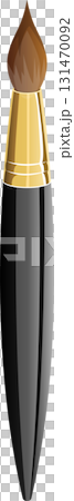An illustration of a traditional painting tool, perfect for artists creating masterpieces. An illustration of a traditional painting tool, perfect for artists creating masterpieces. 131470092