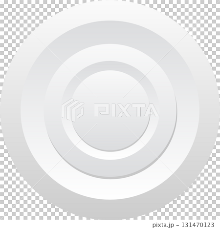 An abstract illustration of concentric white and light gray circles with soft shading. An abstract illustration of concentric white and light gray circles with soft shading. 131470123