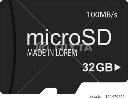 A compact 32GB microSD card with 100MB/s speed, essential for expanding storage and fast data transfer. 131470253