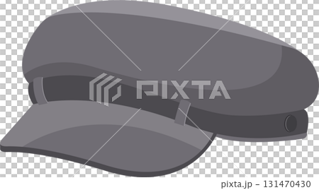 Stylish grey cap with a curved brim and an adjustable strap for a fashionable appearance. Stylish grey cap with a curved brim and an adjustable strap for a fashionable appearance. 131470430