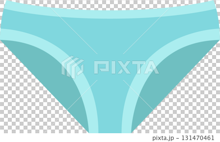 Aqua underwear apparel for intimate clothing fashion and wardrobe essentials for daily garments. 131470461