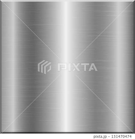 Shiny metal surface with subtle linear texture reflecting ambient light. Silver-grey metallic sheen. Shiny metal surface with subtle linear texture reflecting ambient light. Silver-grey metallic sheen. 131470474