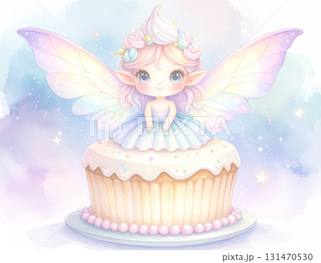 メルヘンな世界のケーキと妖精の物語。 131470530