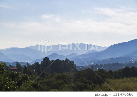 Shot of a small village in the mountain area Shot of a small village in the mountain area 131470560
