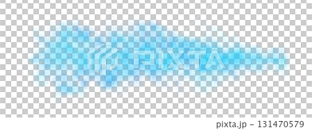 Light blue smoke cloud expanding in horizontal direction with transparent background, dense toxic vapor or chemical emission Light blue smoke cloud expanding in horizontal direction with transparent background, dense toxic vapor or chemical emission 131470579