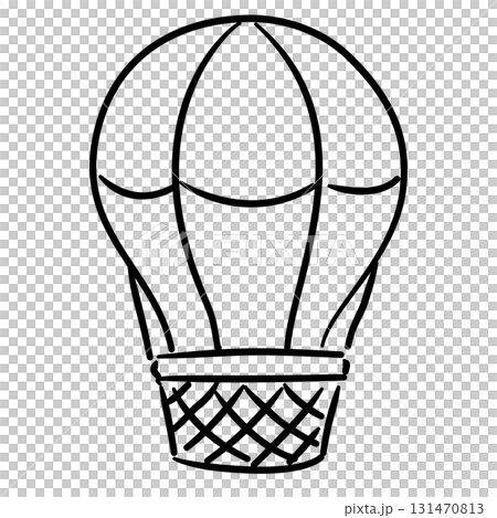 Hot air balloon baby shower line art doodle illustration hand drawn black and white outline sketch for invitations stickers patterns and crafts Hot air balloon baby shower line art doodle illustration hand drawn black and white outline sketch for invitations stickers patterns and crafts 131470813