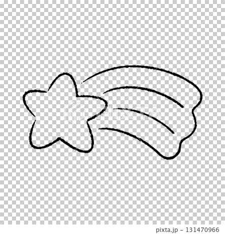 手描きの星 131470966