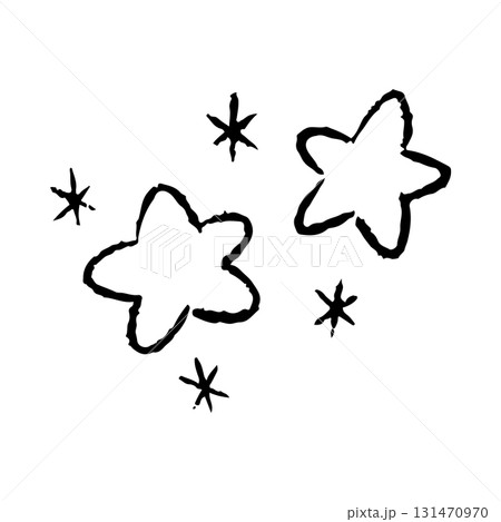 手描きの星 131470970