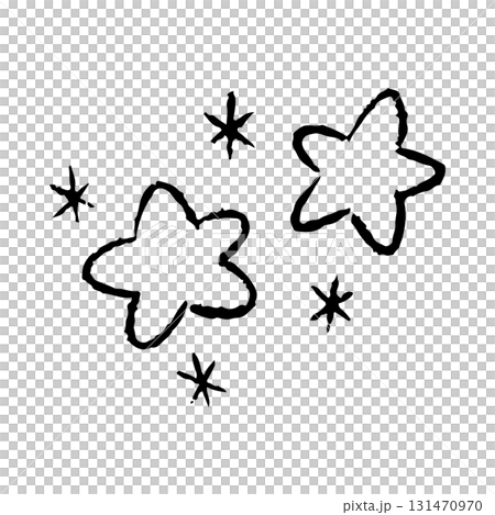 手描きの星 131470970