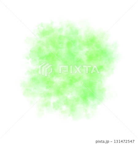 Green toxic smoke cloud with transparent background, dense poisonous gas effect for explosion or chemical contamination 131472547