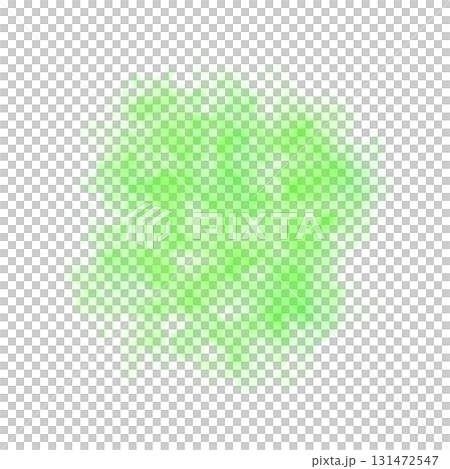 Green toxic smoke cloud with transparent background, dense poisonous gas effect for explosion or chemical contamination 131472547