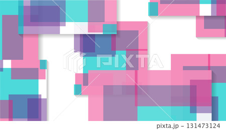 Colorful minimal squares abstract geometric elegant background 131473124