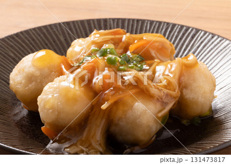 揚げ里芋ときのこのあんかけ 131473817