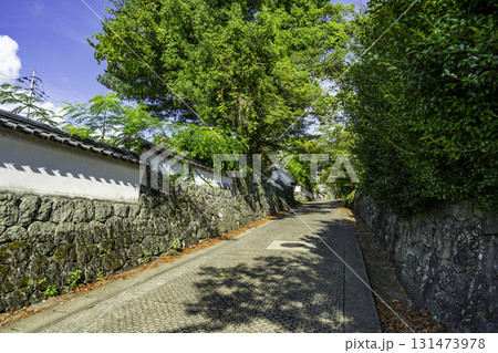 佐賀鹿島　鹿島城跡　武家屋敷通り　佐賀県鹿島市 131473978