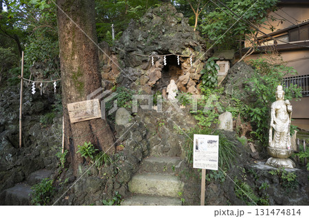 武州白子熊野神社境内の開運利益洞靴窟めぐり 131474814