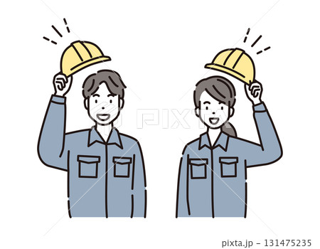 作業員 業者 作業着 男女 作業員 業者 作業着 男女 131475235