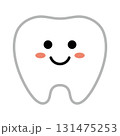 歯　笑顔　イラスト 131475253