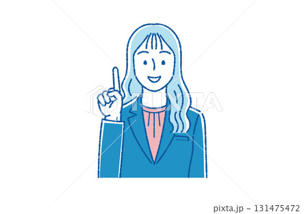 アドバイスする若手女性社員 131475472