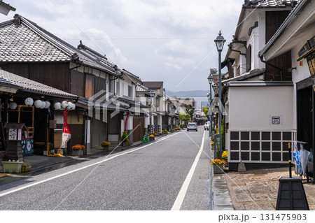 《大分県》豆田町商店街・伝統的な古い町並み 《大分県》豆田町商店街・伝統的な古い町並み 131475903