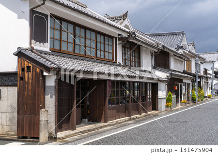 《大分県》豆田町商店街・伝統的な古い町並み 131475904