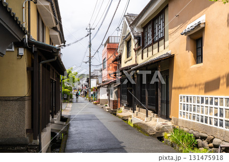 《大分県》豆田町商店街・伝統的な古い町並み 131475918