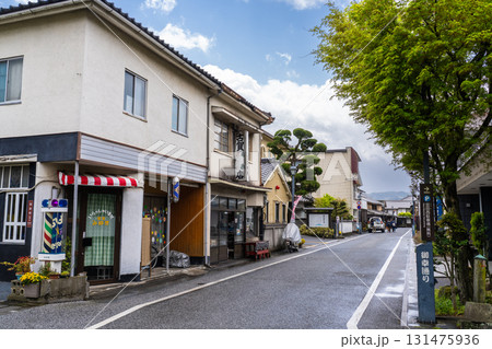 《大分県》豆田町商店街・伝統的な古い町並み 131475936