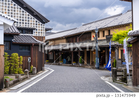 《大分県》豆田町商店街・伝統的な古い町並み 131475949