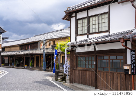 《大分県》豆田町商店街・伝統的な古い町並み 131475950