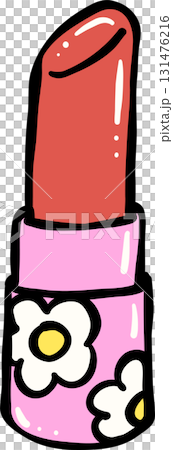 Girl Thing, Pink Floral Red Lipstick Hand Drawn Girl Thing, Pink Floral Red Lipstick Hand Drawn 131476216