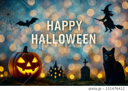 ポストカード　ハロウィン　フォトリアル 131476412