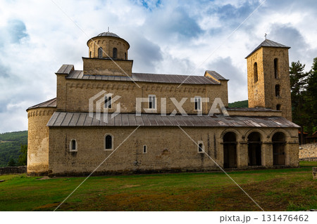 View of the Orthodox Monastery of Sopocani 131476462