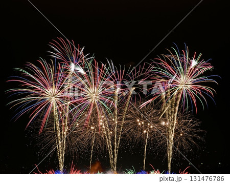 カラフルな花火 カラフルな花火 131476786