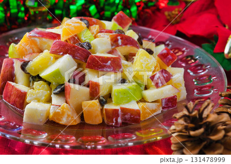 メキシコ クリスマスのリンゴのサラダ Ensalada de manzana navideña メキシコ クリスマスのリンゴのサラダ Ensalada de manzana navideña 131478999