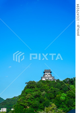 青空と犬山城 愛知県犬山市 青空と犬山城 愛知県犬山市 131479194