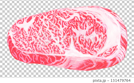 牛ステーキ肉のイラスト 牛ステーキ肉のイラスト 131479764
