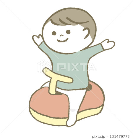 トイレが出来て喜ぶ子供 131479775