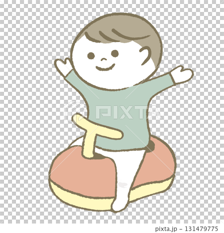 トイレが出来て喜ぶ子供 131479775