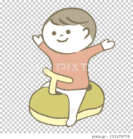 トイレが出来て喜ぶ子供 131479778