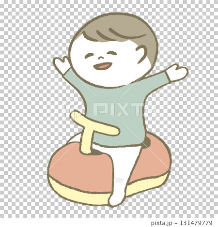 トイレが出来て喜ぶ子供 131479779