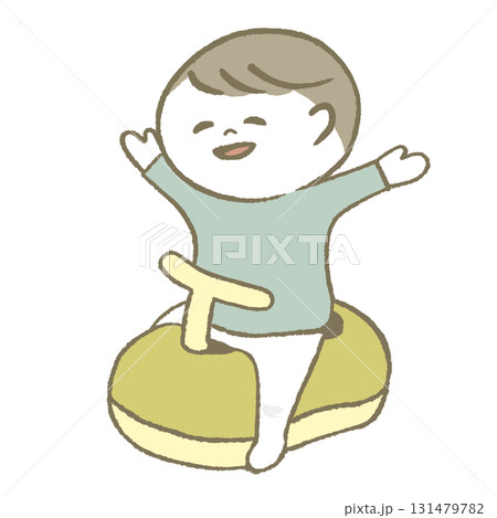 トイレが出来て喜ぶ子供 131479782