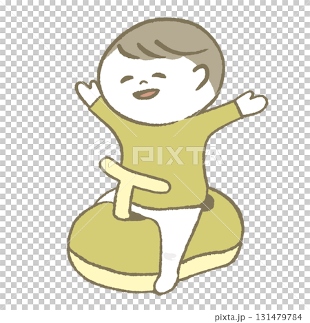 孩子很高興有廁所 131479784