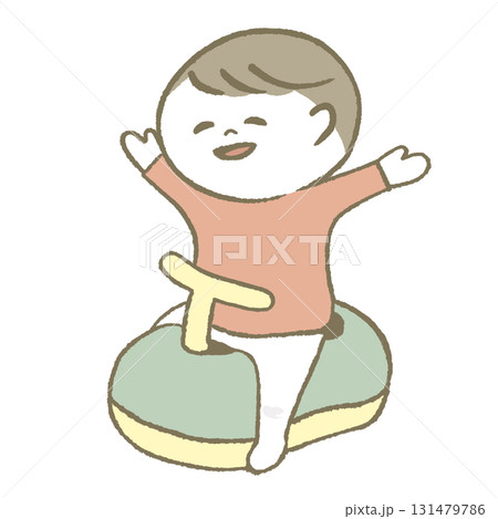 トイレが出来て喜ぶ子供 131479786