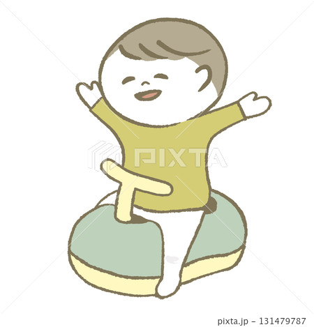 トイレが出来て喜ぶ子供 131479787