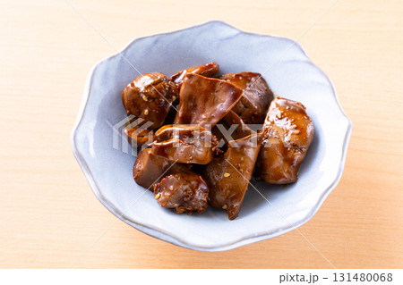 鶏レバーの甘辛煮 131480068