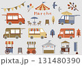 マルシェのイラストセット　01 131480390