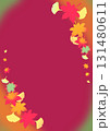 紅葉と銀杏の葉っぱのイラスト背景縦素材 紅葉と銀杏の葉っぱのイラスト背景縦素材 131480611