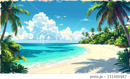 Vintage Postcard of Maldives Island Vintage Postcard of Maldives Island 131480987