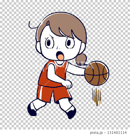 Illustration of a basketball player 131481114